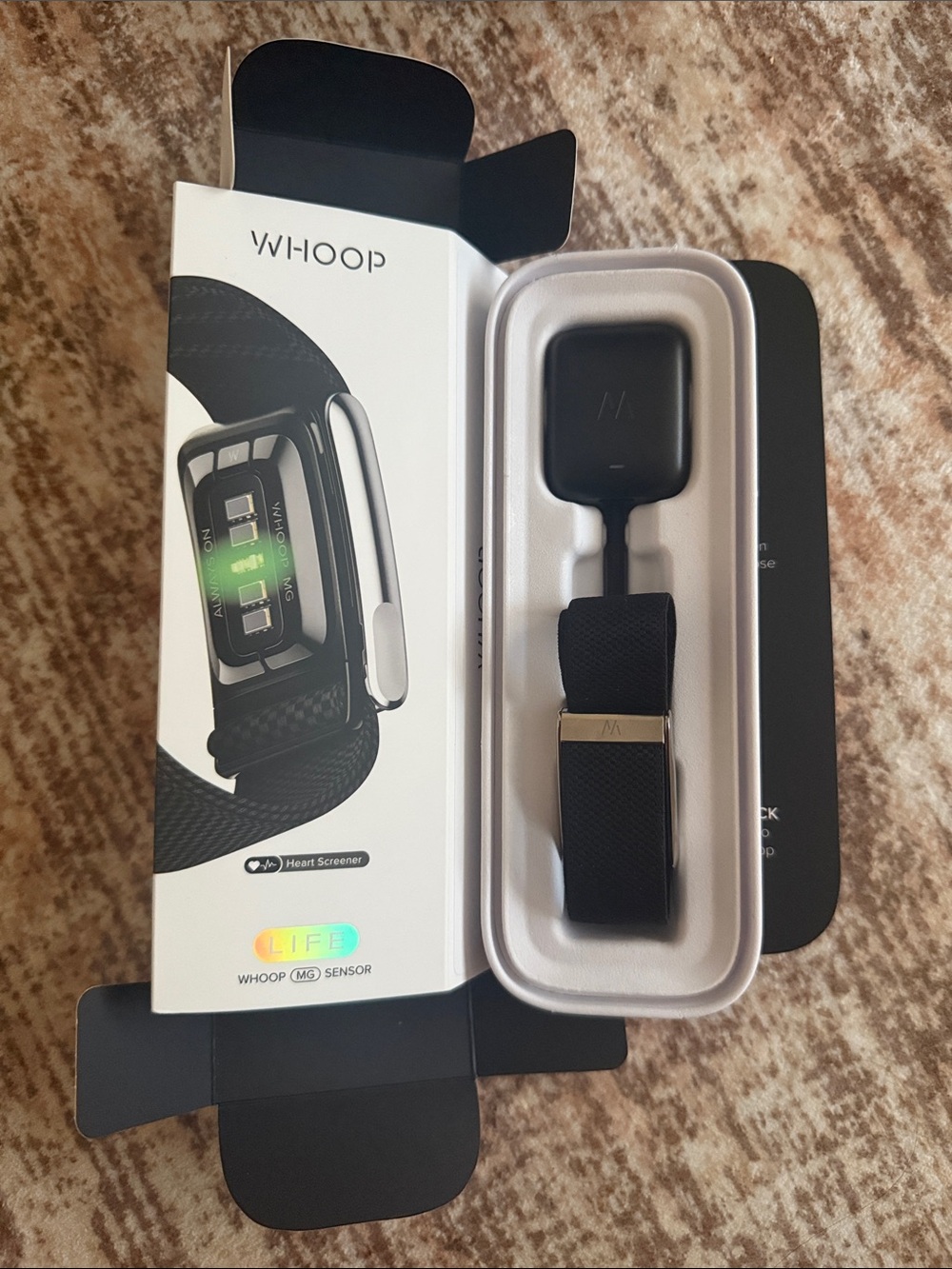 WHOOP Fitness Band with Charger - Black